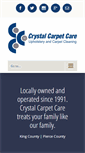 Mobile Screenshot of crystalcarpetcare.com